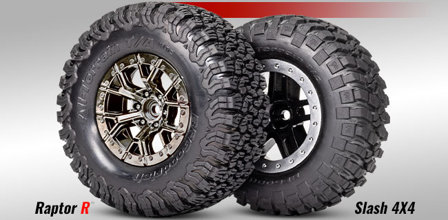 Larger Diameter BFGoodrich<sup>®</sup> Tires