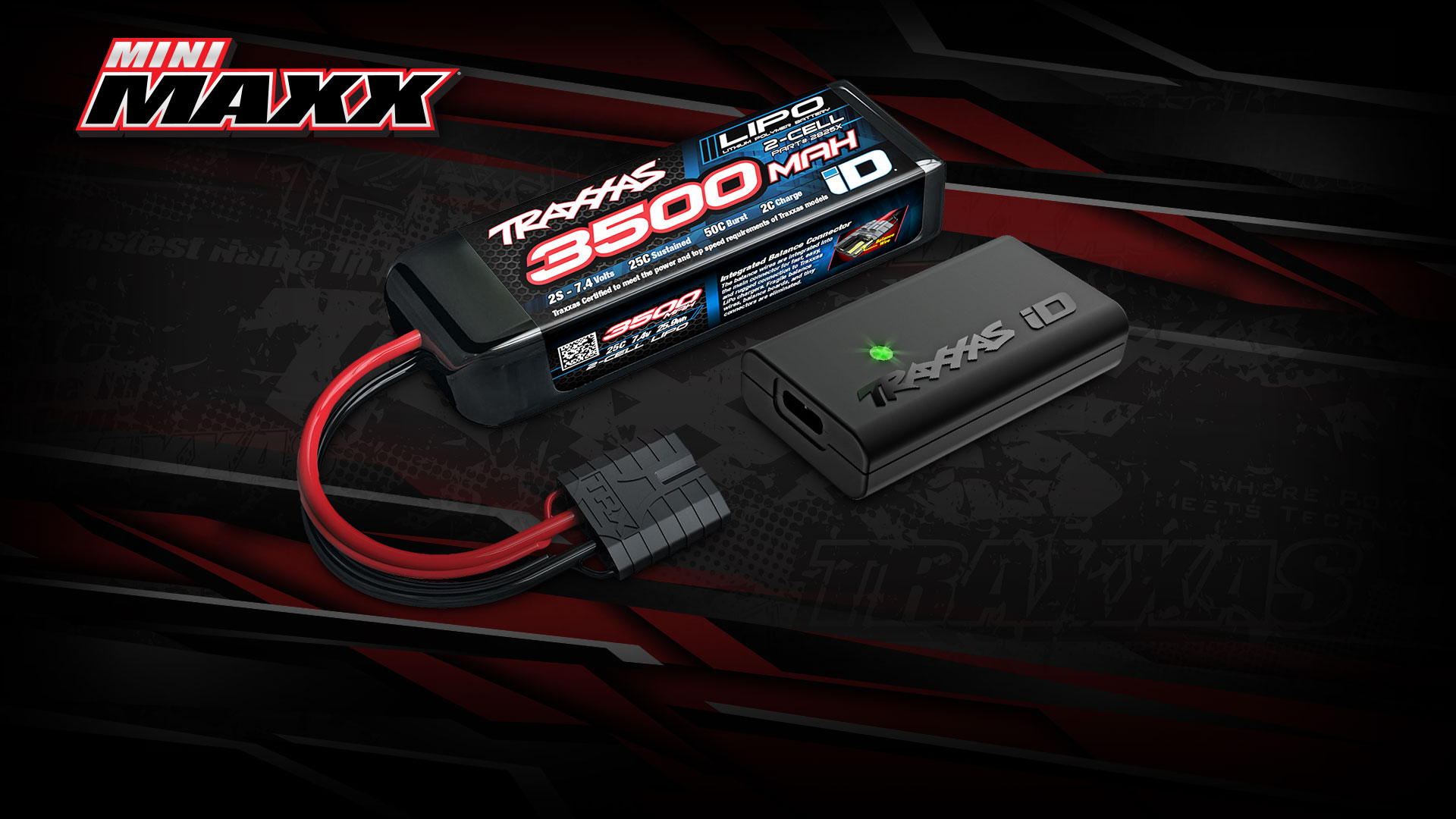 Included LiPo Battery and Charger