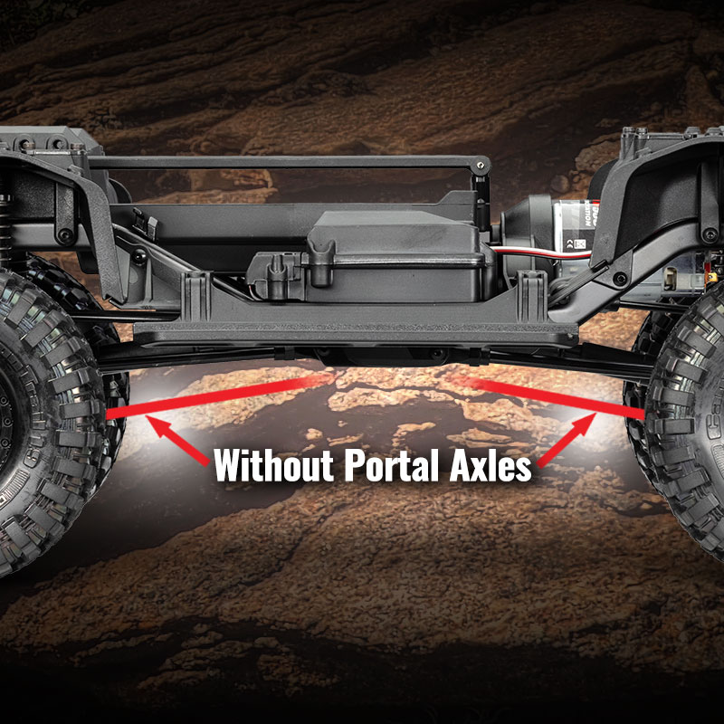 Raised Center Driveshafts and Suspension Links