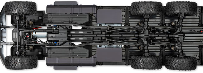 Extended 6X6 Driveline
