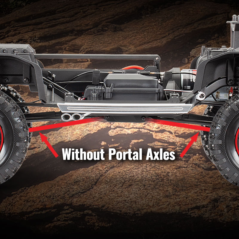 Raised Center Driveshafts and Suspension Links