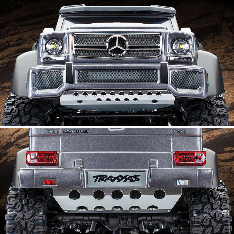 Chrome Front Grille and Skid Plates