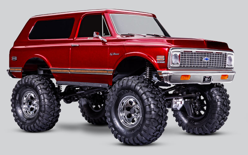 1972 Chevrolet K5 Blazer (Side) Front Three-Quarter View (Red)