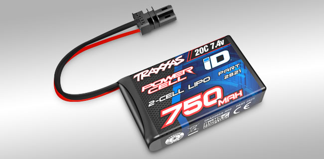 Included 2s LiPo Battery with iD<sup>®</sup>