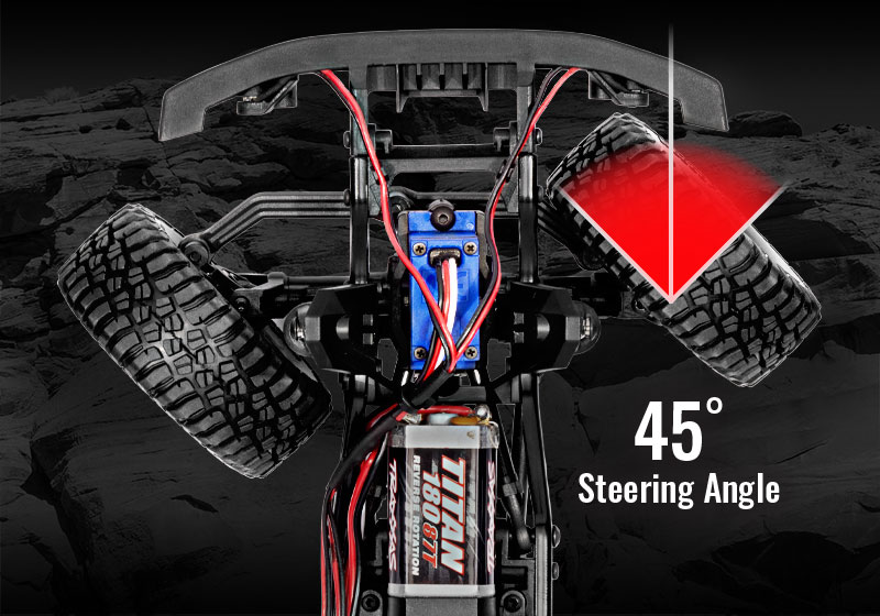 45° Steering Angle