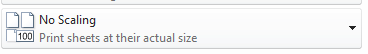 Excel - No Scaling